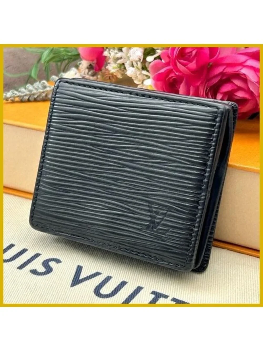 Louis Vuitton Epi Porte-Monnaie Boite Coin Case